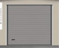 Porte sectionnel rainuré woodgrain ral9007webp