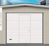 porte sectionnel portillon centré ral 9010