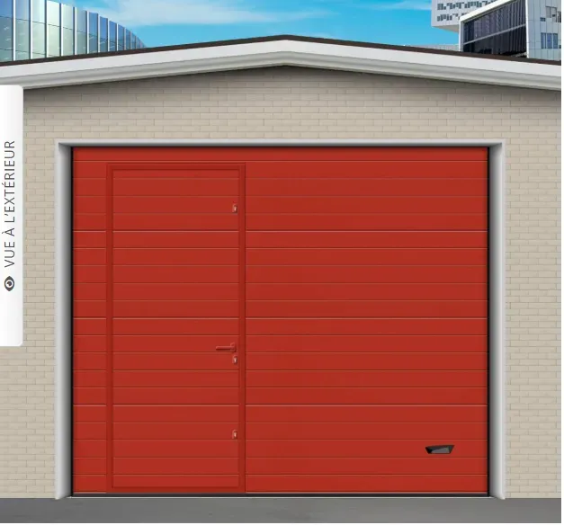 porte sectionnel portillon décentré  ral 300webp