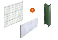 cloture rigide soubassement