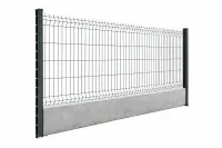 kit clôture rigide avec soubassement