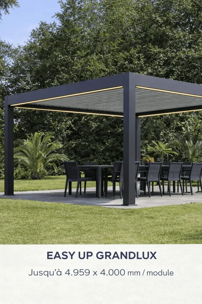 Pergola bioclimatique EASY UP GRANDLUX