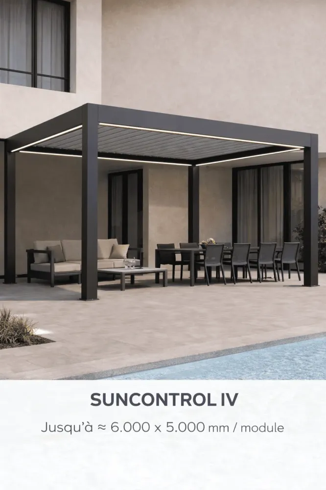 Pergola bioclimatique Luxe
