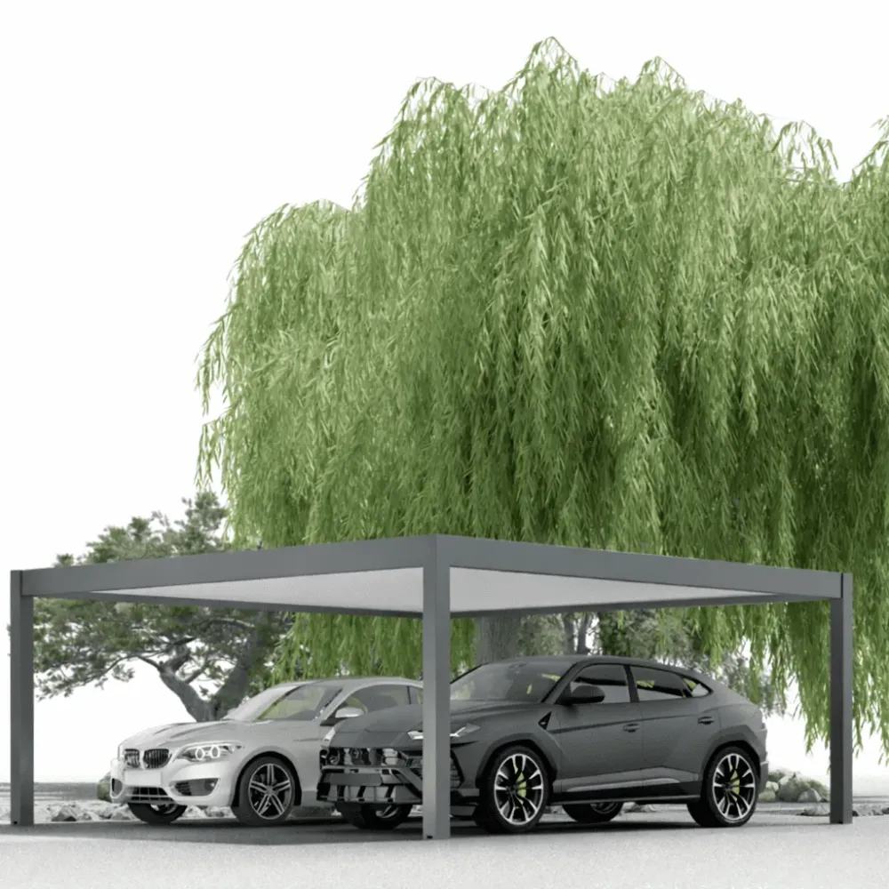 Carport aluminium BAIONA 4P – Autoportant